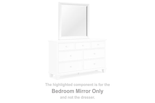 Fortman - Bedroom Mirror - White
