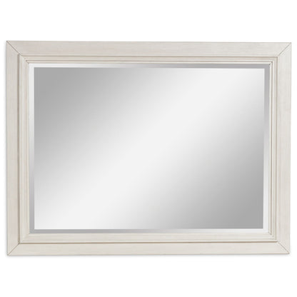 Shaybrock - Bedroom Mirror - Antique White / Brown
