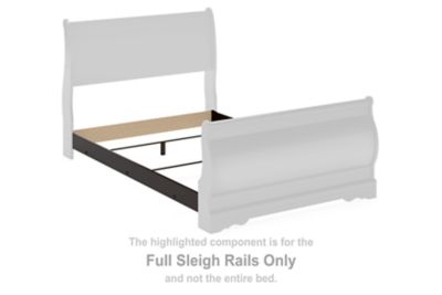 Huey Vineyard - Full Sleigh Rails - Black