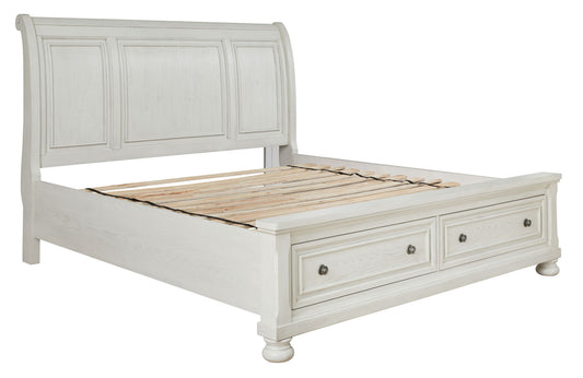 Robbinsdale - Queen Sleigh Headboard - Antique White