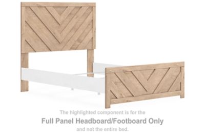 Sanginlane - Full Panel Headboard/Footboard - Tan