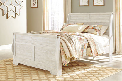 Willowton - King Sleigh Rails - Whitewash