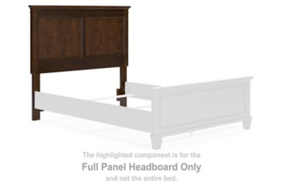 Danabrin - Full Panel Headboard - Brown