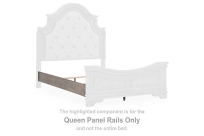 Lodenbay - Queen Panel Rails - Antique Gray