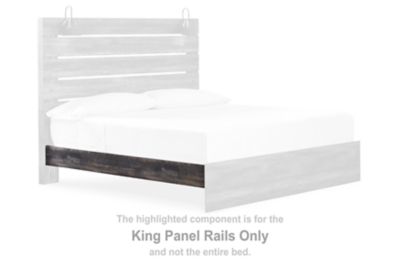 Drystan - King Panel Rails - Brown / Beige