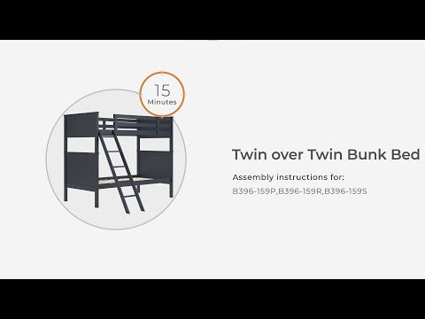 Nextonfort - Twin Bunk Bed Rails And Ladder - Blue