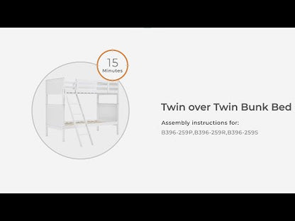 Nextonfort - Twin/Twin Bunk Bed Panels - White