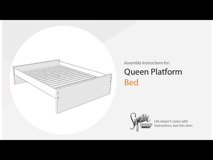 Onita - King Platform Bed Panels - White