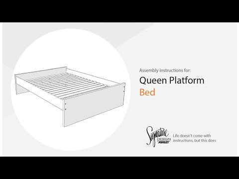 Onita - King Platform Bed Panels - White